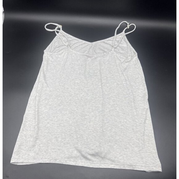 Lilly Pulitzer Women’s Seaspray Grey V Neck Adj Strap Ribbed Tank Top Sz L NEW - Picture 10 of 10